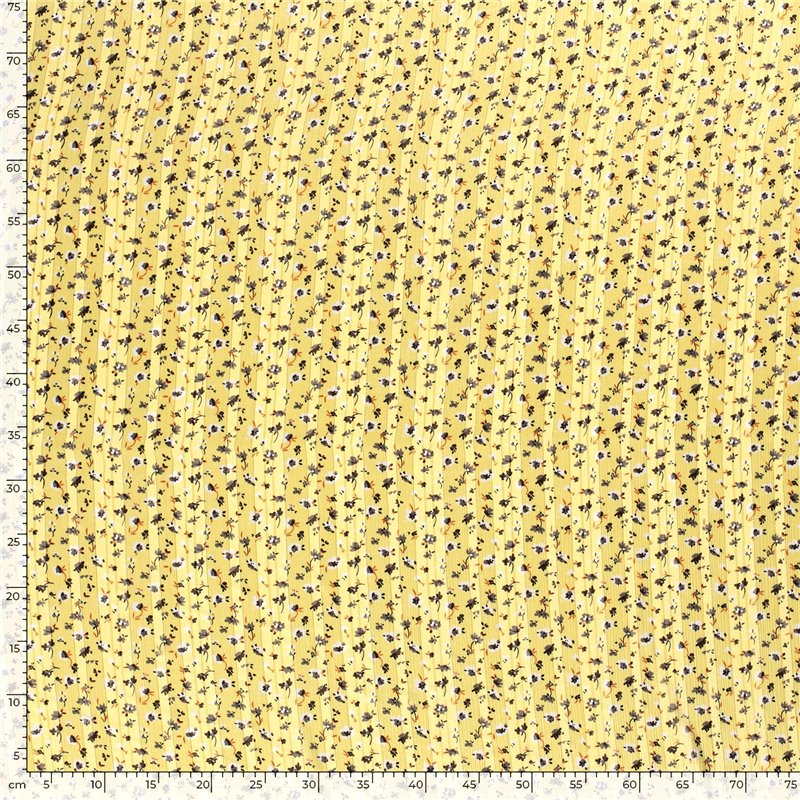 POLY CHIFFON DAMAST LUREX FLOWERS