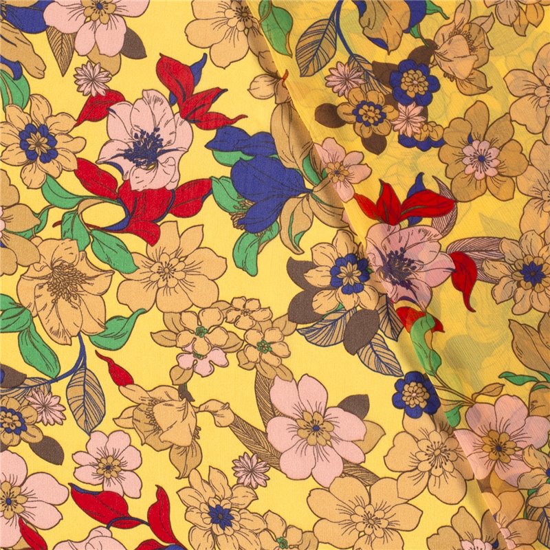 YORYU CHIFFON FLOWERS