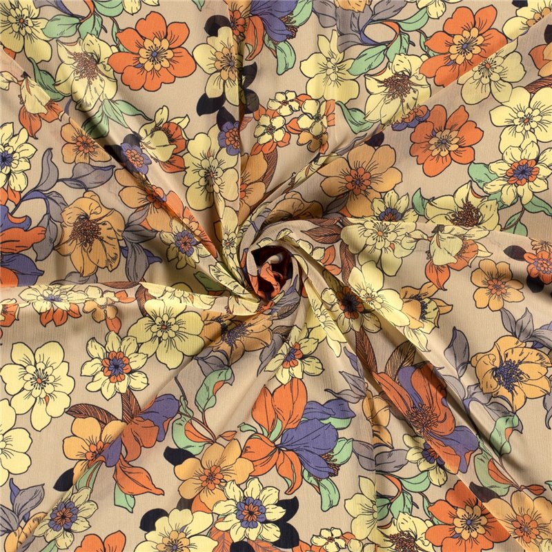 YORYU CHIFFON FLOWERS