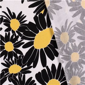 WOVEN VISCOSE LINNEN FLOWERS