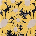 WOVEN VISCOSE LINNEN FLOWERS