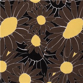 WOVEN VISCOSE LINNEN FLOWERS