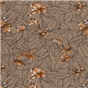WOVEN VISCOSE LINNEN FLOWERS