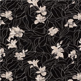 WOVEN VISCOSE LINNEN FLOWERS