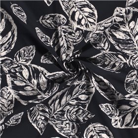 WOVEN VISCOSE LINNEN LEAVES