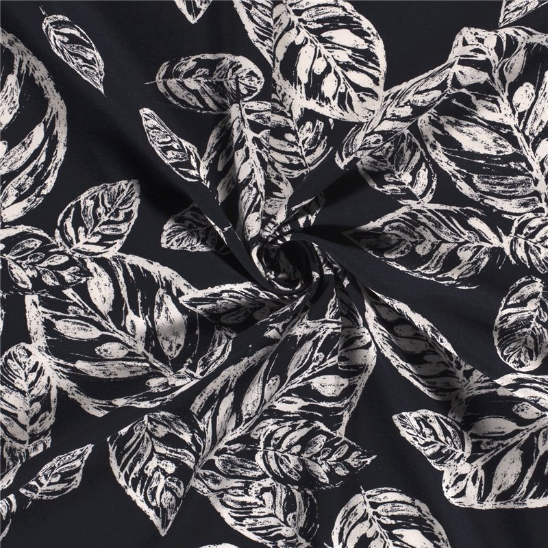 WOVEN VISCOSE LINNEN LEAVES