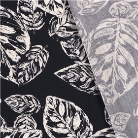 WOVEN VISCOSE LINNEN LEAVES