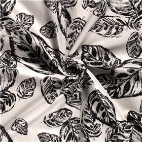 WOVEN VISCOSE LINNEN LEAVES