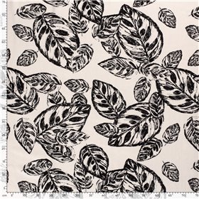 WOVEN VISCOSE LINNEN LEAVES
