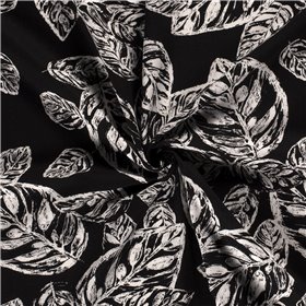 WOVEN VISCOSE LINNEN LEAVES