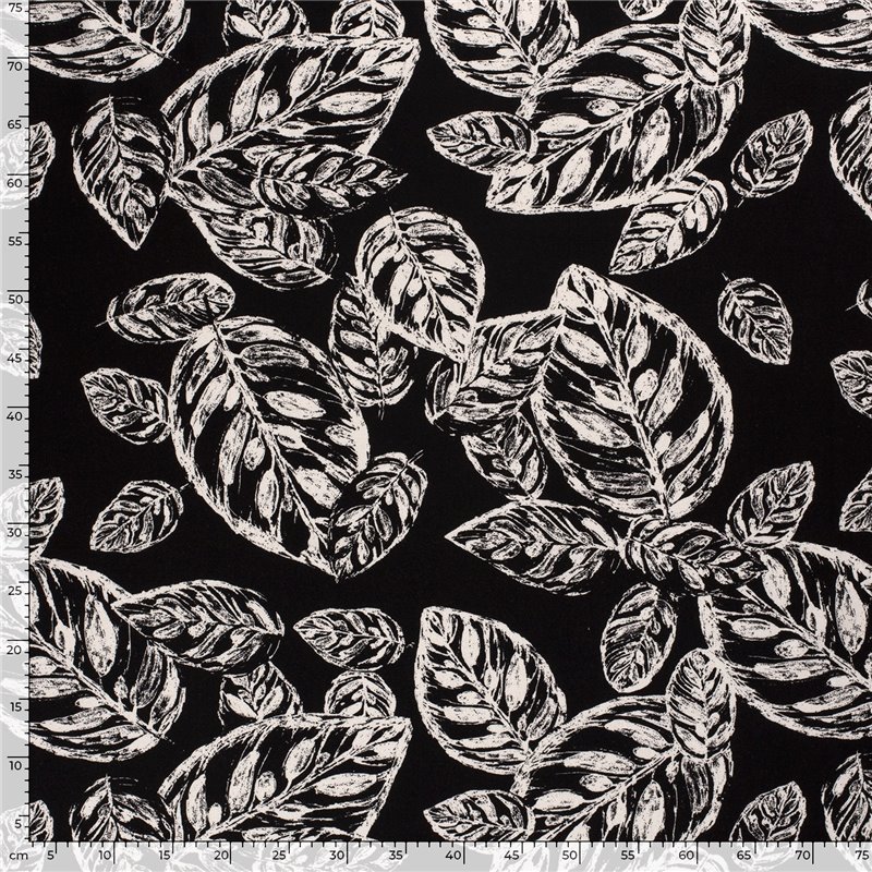 WOVEN VISCOSE LINNEN LEAVES