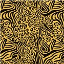 WOVEN VISCOSE LINNEN TIGER