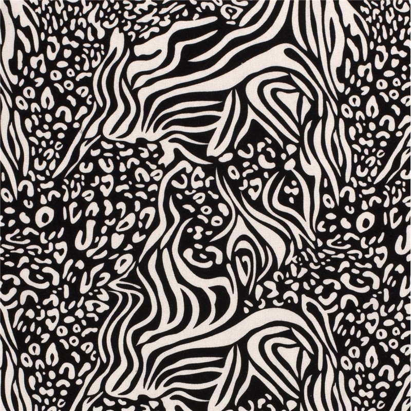 WOVEN VISCOSE LINNEN TIGER