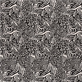WOVEN VISCOSE LINNEN TIGER