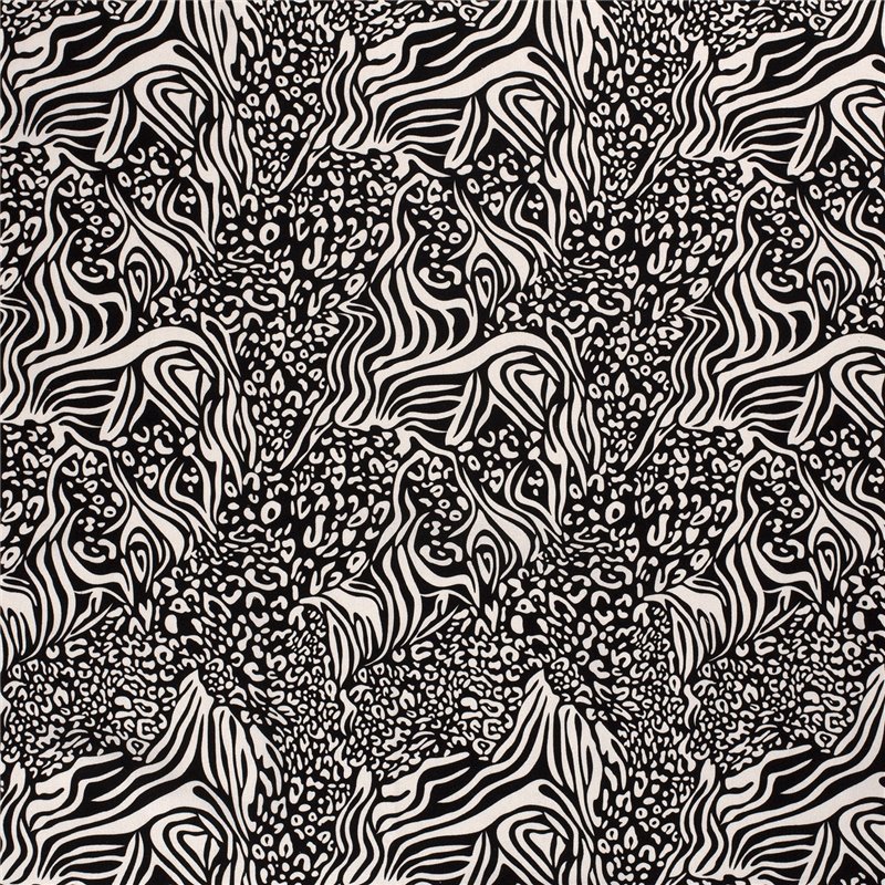 WOVEN VISCOSE LINNEN TIGER