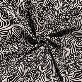WOVEN VISCOSE LINNEN TIGER