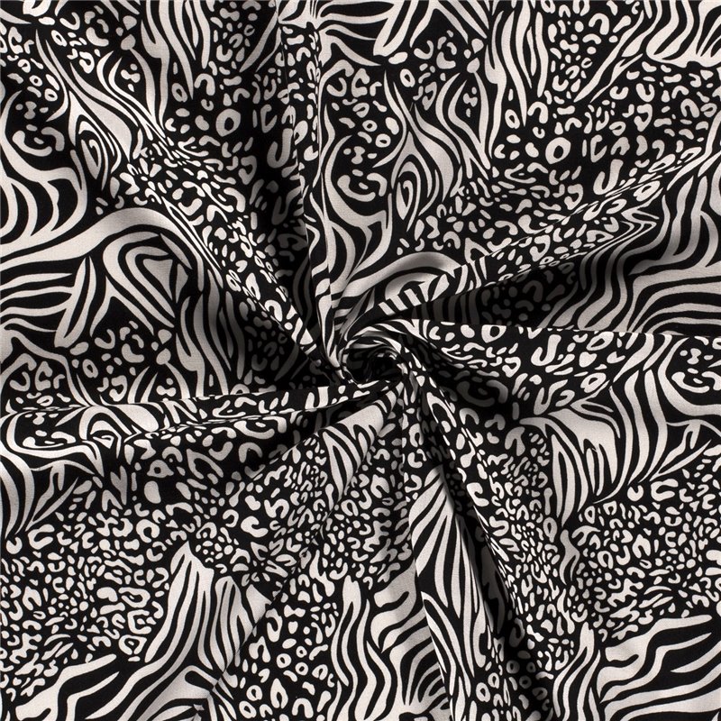 WOVEN VISCOSE LINNEN TIGER