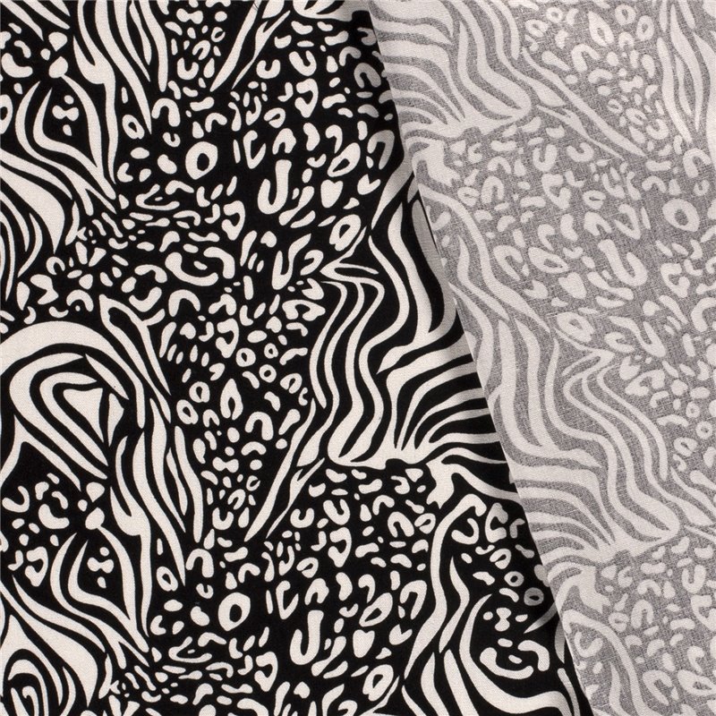 WOVEN VISCOSE LINNEN TIGER