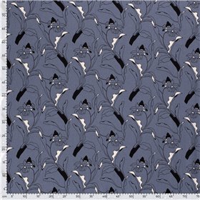 WOVEN VISCOSE LINNEN FLOWERS