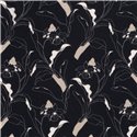 WOVEN VISCOSE LINNEN FLOWERS