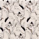 WOVEN VISCOSE LINNEN FLOWERS