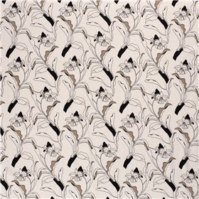 WOVEN VISCOSE LINNEN FLOWERS
