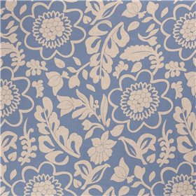 WOVEN VISCOSE LINNEN FLOWERS