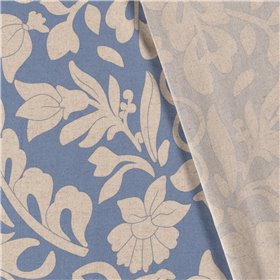 WOVEN VISCOSE LINNEN FLOWERS