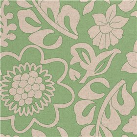 WOVEN VISCOSE LINNEN FLOWERS