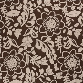 WOVEN VISCOSE LINNEN FLOWERS