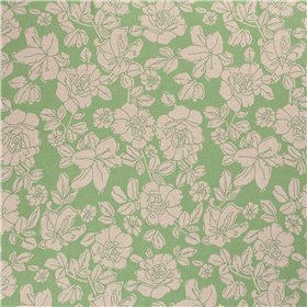 WOVEN VISCOSE LINNEN FLOWERS