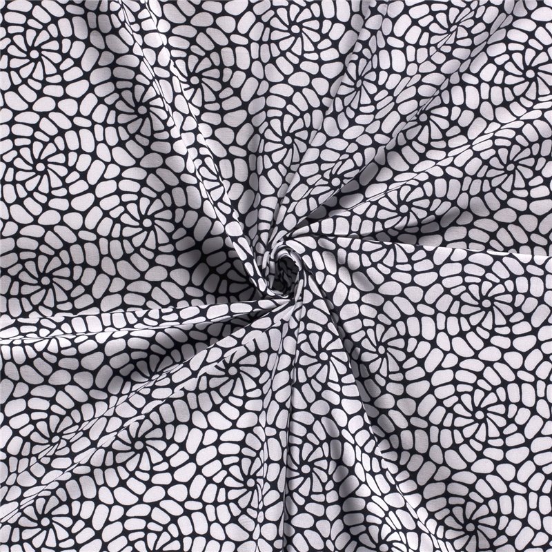 WOVEN VISCOSE LINNEN ABSTRACT