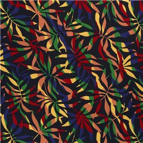 WOVEN VISCOSE LINNEN FLOWERS
