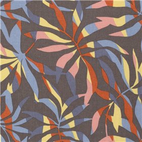 WOVEN VISCOSE LINNEN FLOWERS