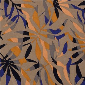 WOVEN VISCOSE LINNEN FLOWERS