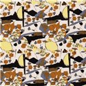 WOVEN VISCOSE LINNEN ABSTRACT
