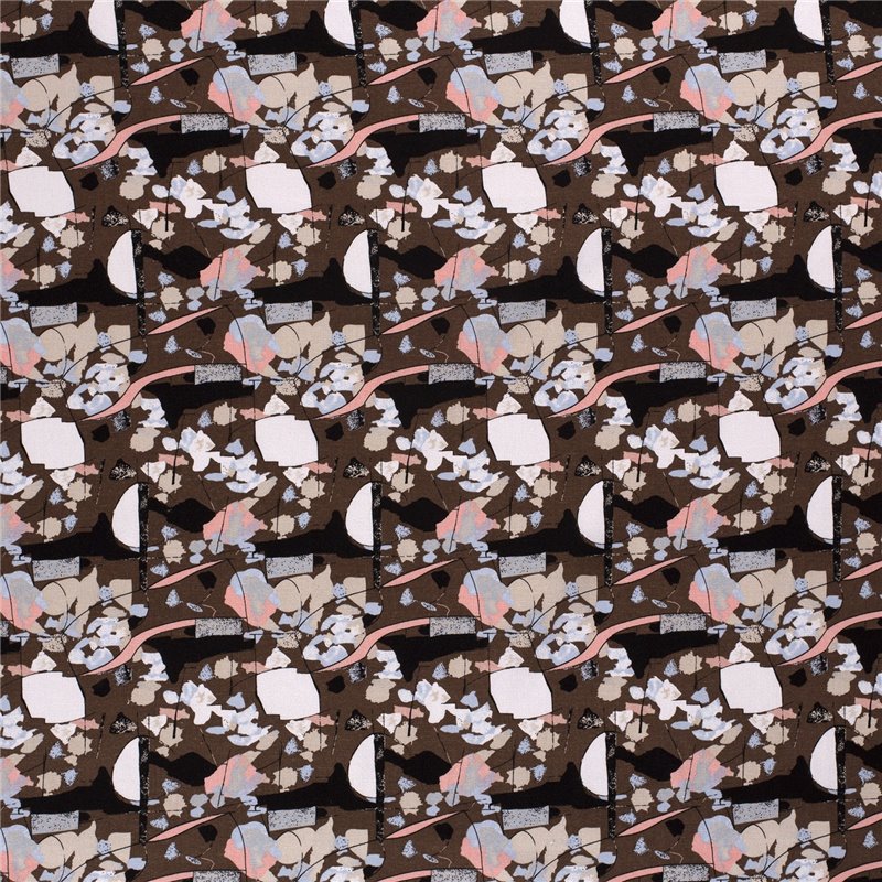 WOVEN VISCOSE LINNEN ABSTRACT
