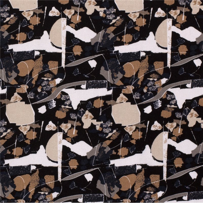 WOVEN VISCOSE LINNEN ABSTRACT