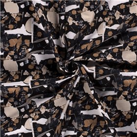 WOVEN VISCOSE LINNEN ABSTRACT