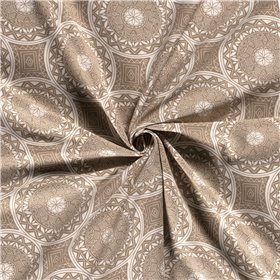 WOVEN VISCOSE LINNEN ABSTRACT