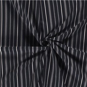 WOVEN VISCOSE LINNEN STRIPES