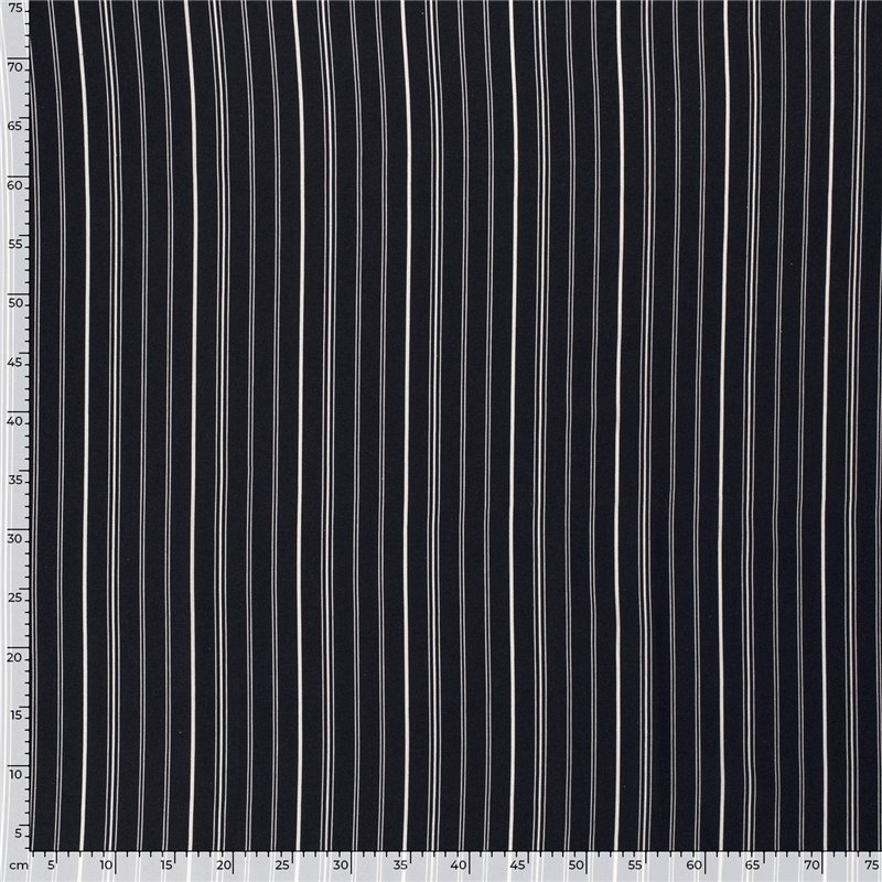 WOVEN VISCOSE LINNEN STRIPES