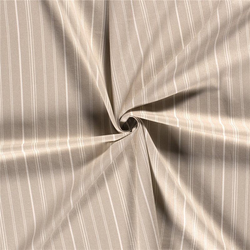 WOVEN VISCOSE LINNEN STRIPES