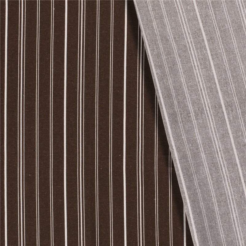 WOVEN VISCOSE LINNEN STRIPES