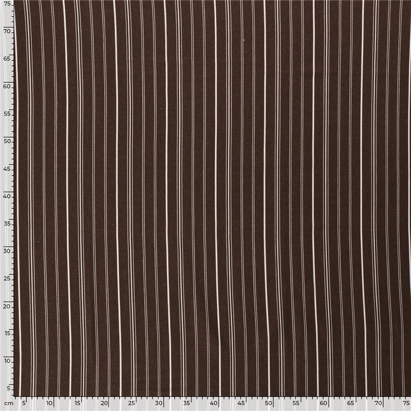 WOVEN VISCOSE LINNEN STRIPES