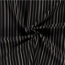 WOVEN VISCOSE LINNEN STRIPES