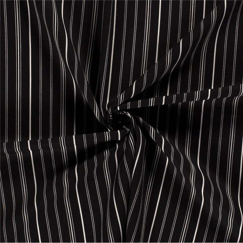 WOVEN VISCOSE LINNEN STRIPES