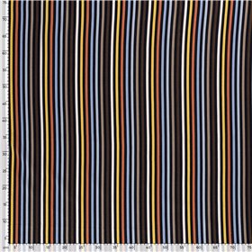 WOVEN VISCOSE LINNEN STRIPES