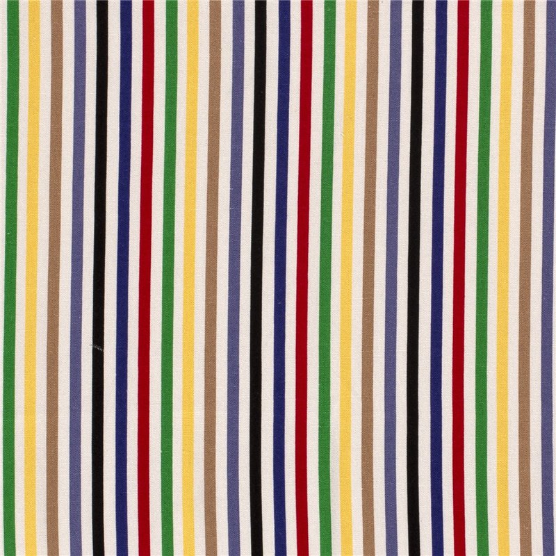 WOVEN VISCOSE LINNEN STRIPES
