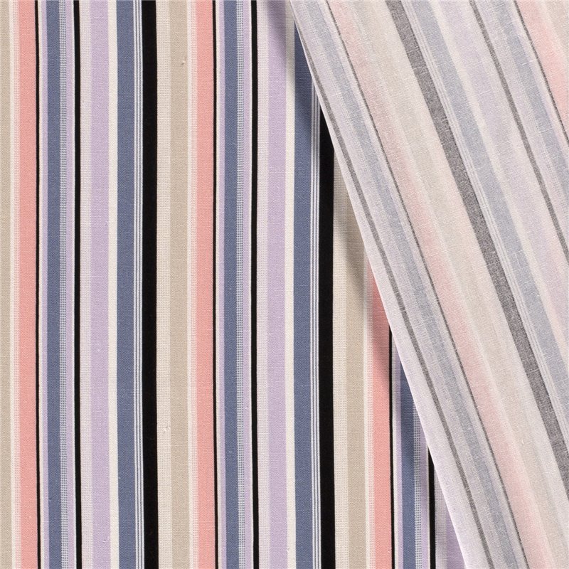 WOVEN VISCOSE LINNEN STRIPES